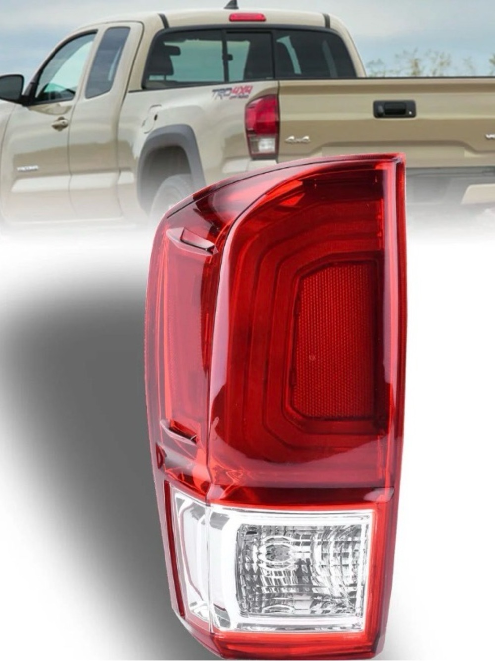 Tail Light Rear Lamp Compatible With 2016-2023 Toyota Tacoma Left Driver